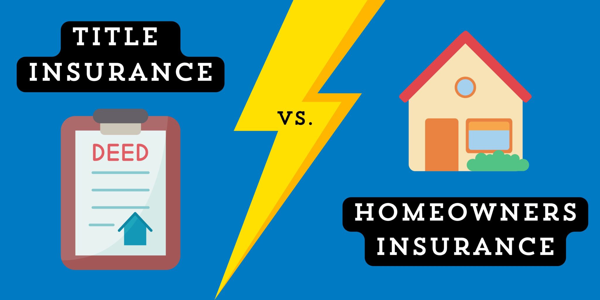 Differences Between Title and Homeowners Insurances